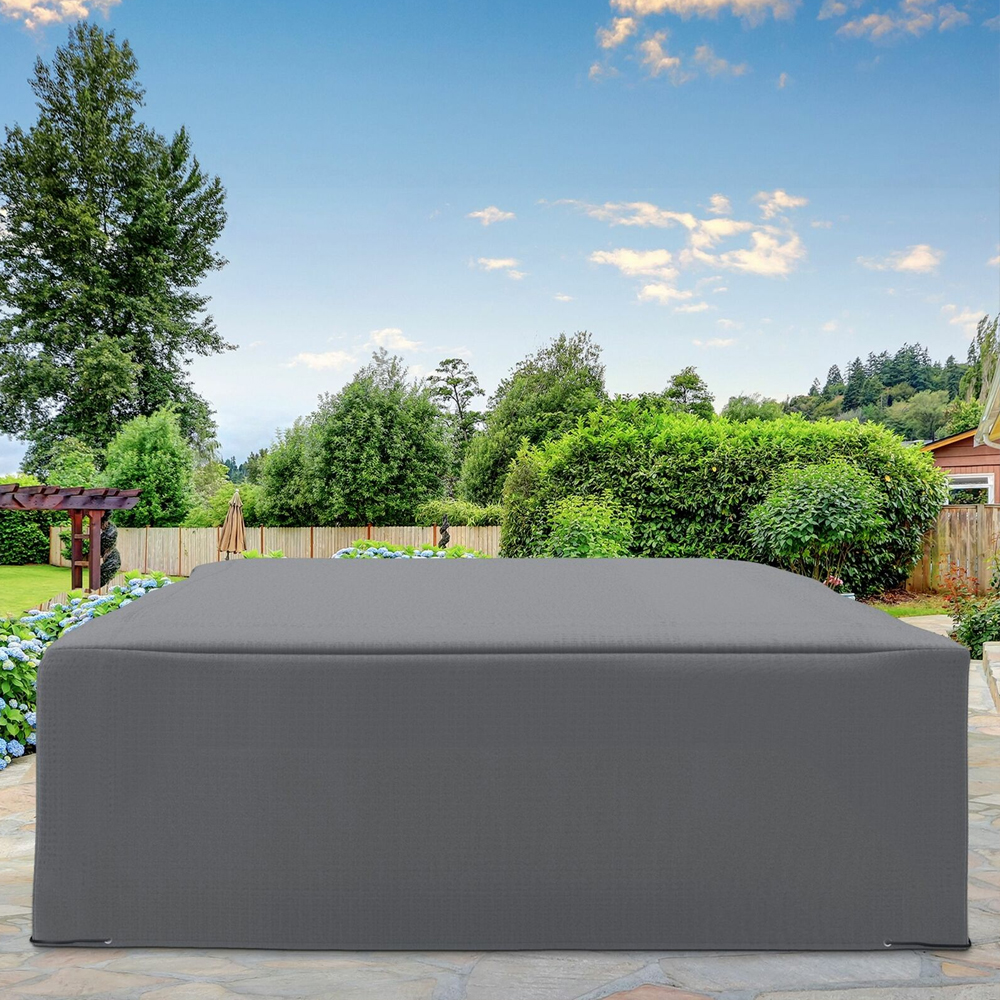 UV Resistant Waterproof Garden Furniture Cover - Grey - Gardens Direct