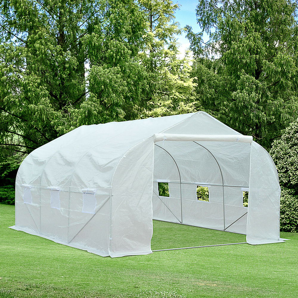 Green Warm house Garden Tunnel 4.5x3x2m - Gardens Direct