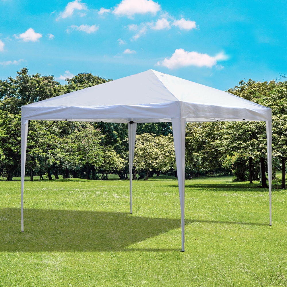 Marquee Pop Up Party Tent White Colour - 3x3M - Gardens Direct