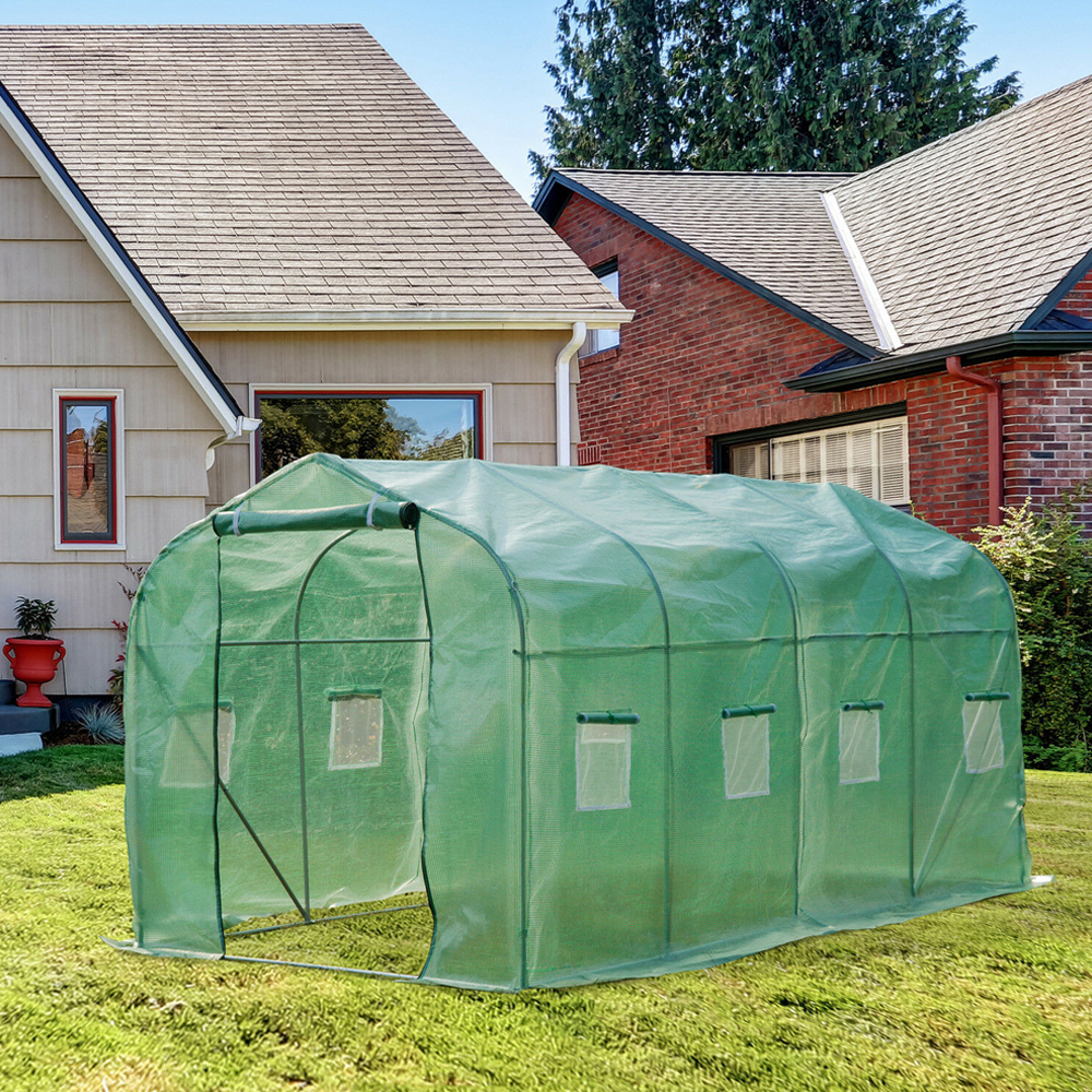 Supply Large Greenhouse Polytunnel - 4x2M - Gardens Direct