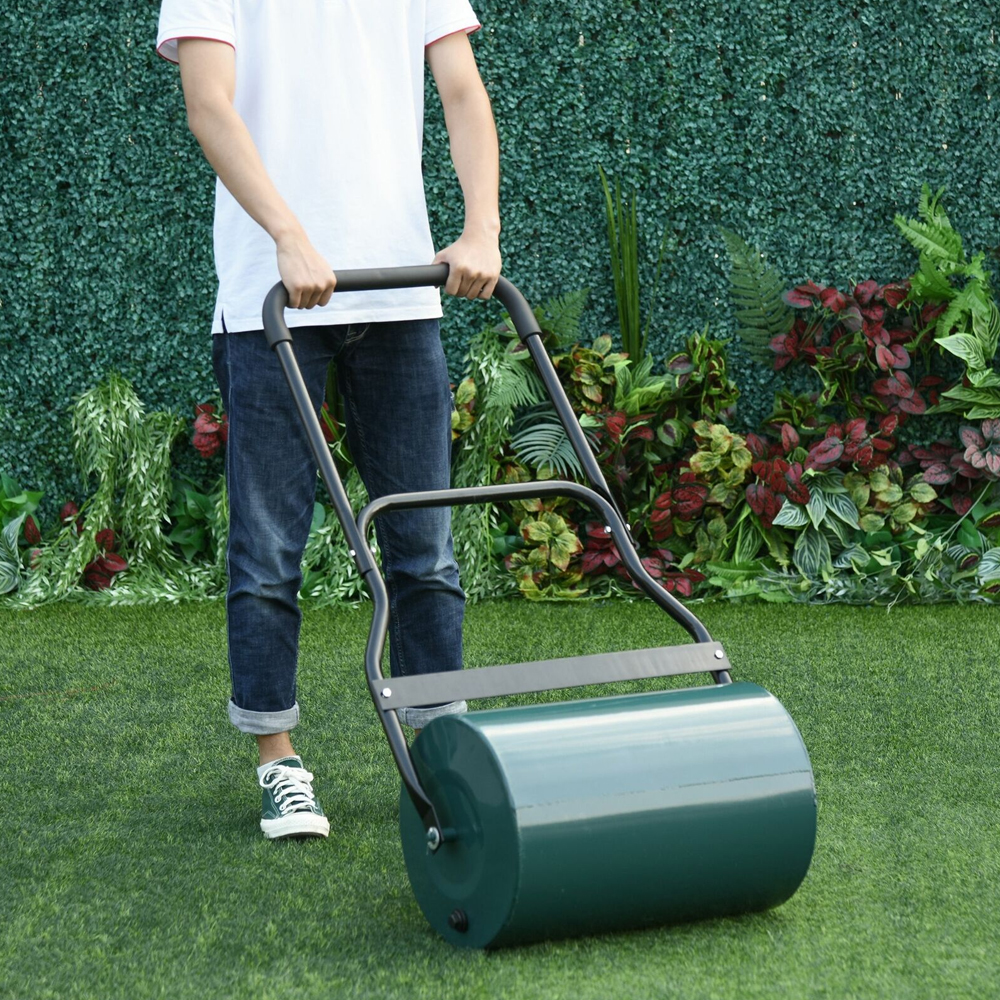 Lawn Roller Grass Ground Push 40 Liter - Gardens Direct