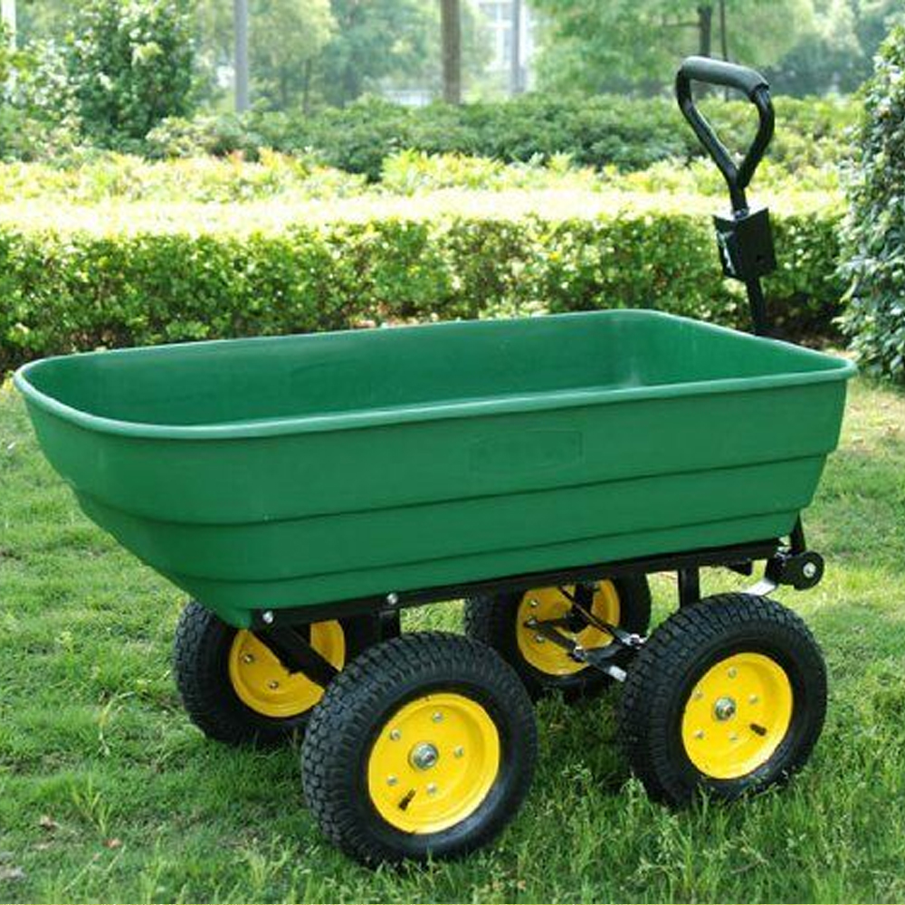 Garden Dump Cart Trolley - 125L - Gardens Direct