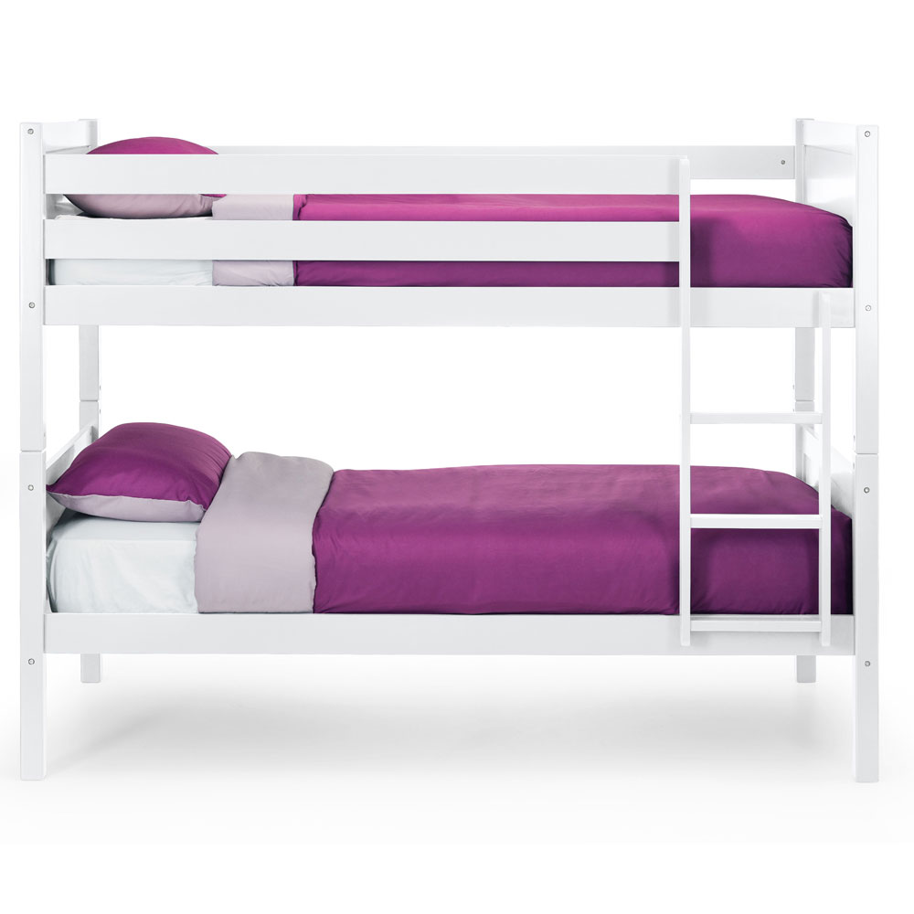 Bella Space Saving Design Bunk Bed - White - JB Collections