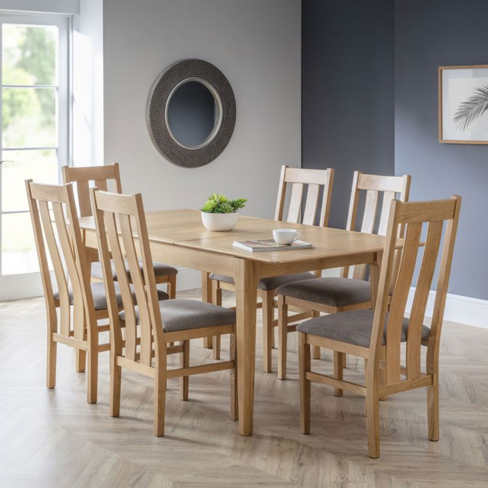 Cotswold Stylish Extendable Dining Table - Oak - JB Collections