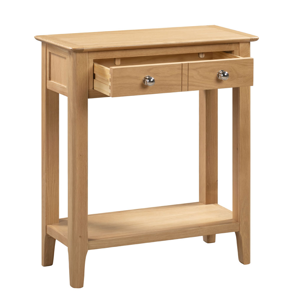 Cotswold 2 Drawers Console Table - Oak - JB Collections