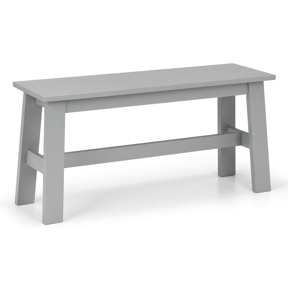 Kobe Modern Design Grey Lacquer Bench - JB Collections