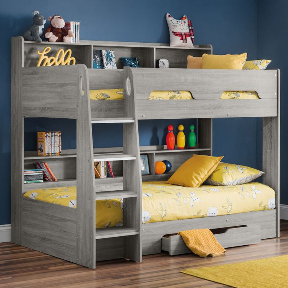 Orion Kids Bunk Bed - Grey Oak - JB Collections