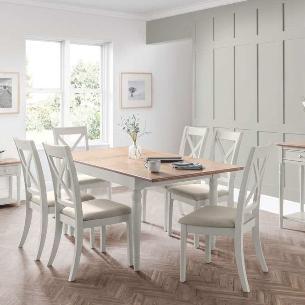 Provence Extending Dining Table - Oak/Grey - JB Collections