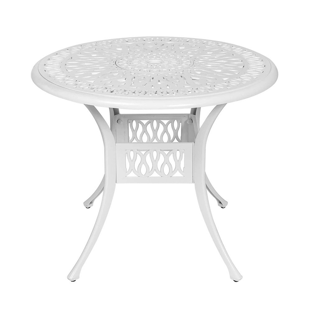 Vintage Round Cast Aluminum Garden Bistro Table - Daily Deals