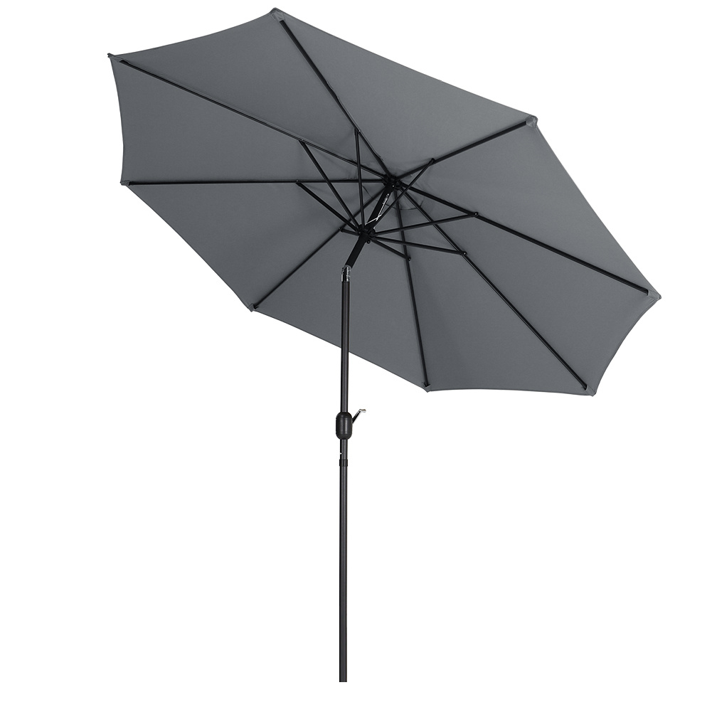 Patio Umbrella 3M Large Traditional Parasol with Resin Base - Daily Deals