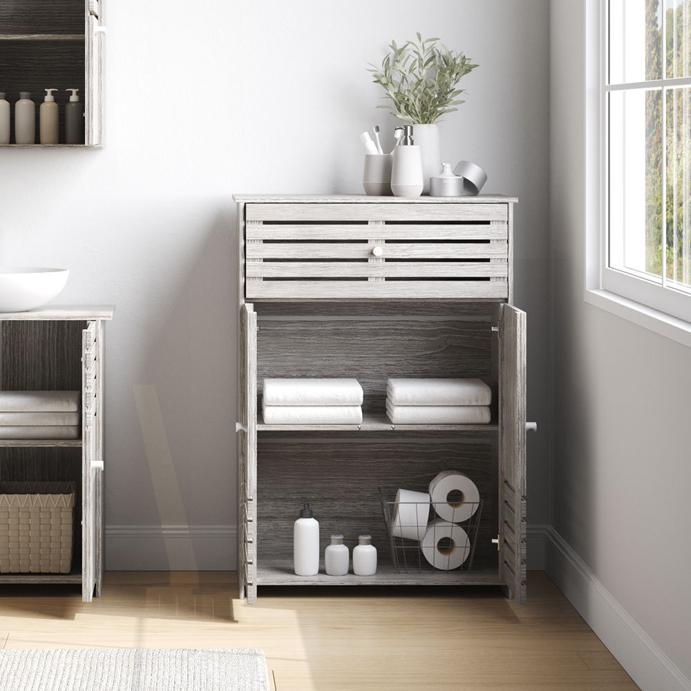Minimalist Wooden Freestanding Bathroom Cabinet - Daily Deals