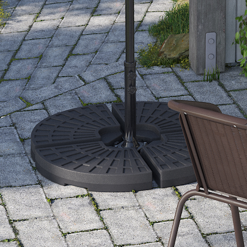 HDPE Water-or-Sand-Filled Umbrella Base Cantilever Parasol Stand - Daily Deals