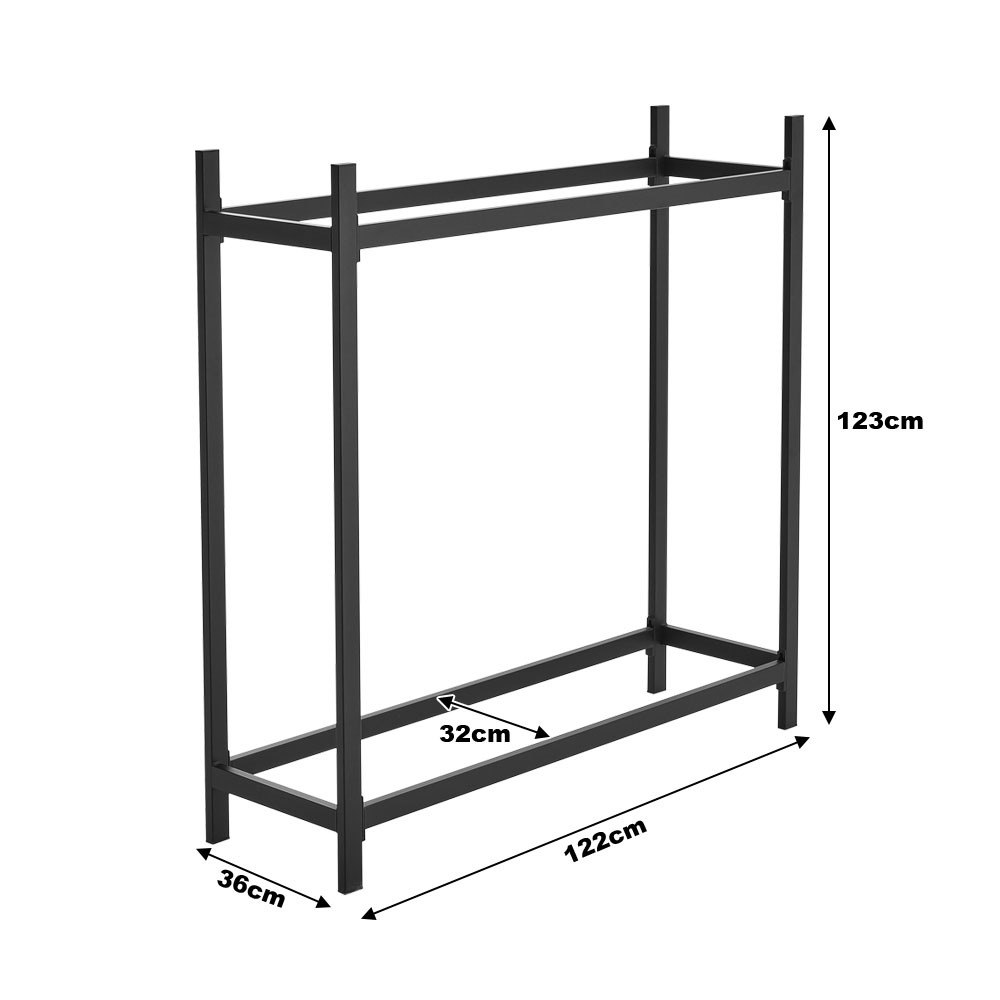 Metal Powder Coated Firewood Logs Holder - Daily Deals