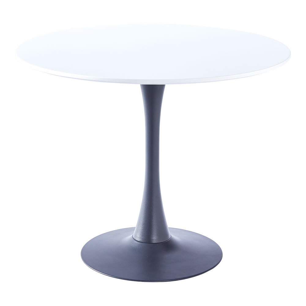 90cm Dia Modern Round Dining Tables Tulip Table With Metal Base - Daily Deals