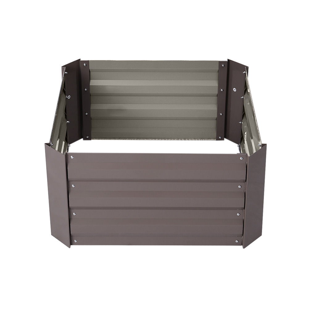 Galvanized Steel Square Raised Garden Bed Planter Box - Daily Deals