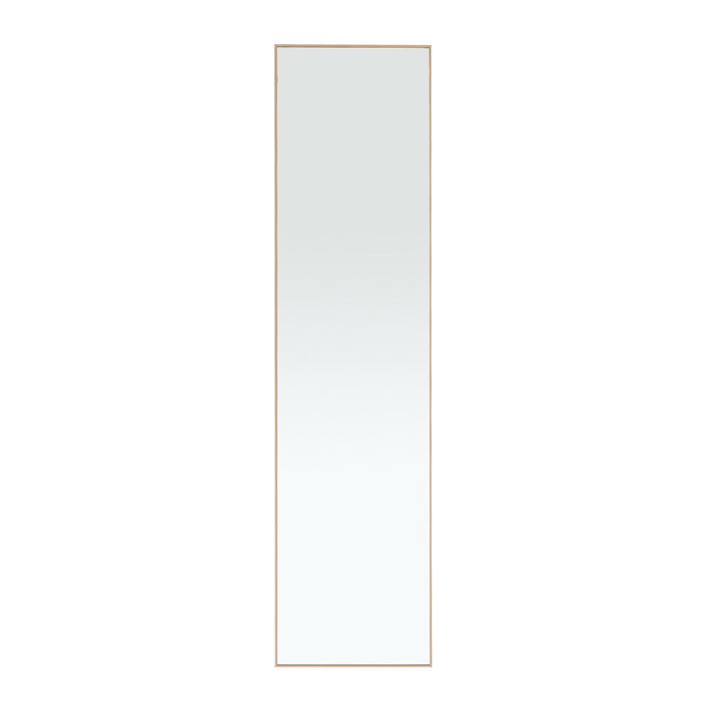 Over-the-Door Full Length Mirror with Gold Metal Frame - Daily Deals