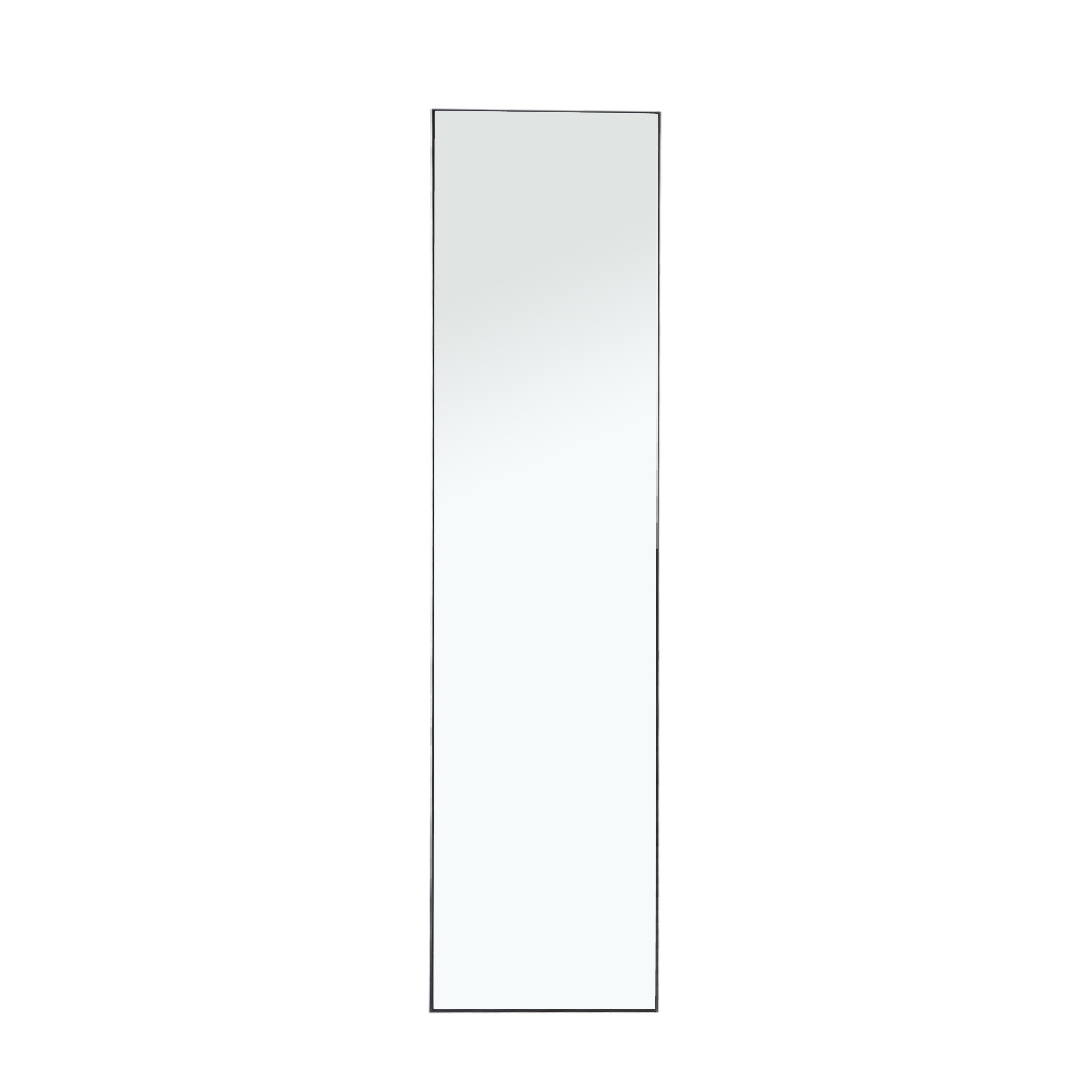 Over-the-Door Full Length Mirror with Black Metal Frame - Daily Deals