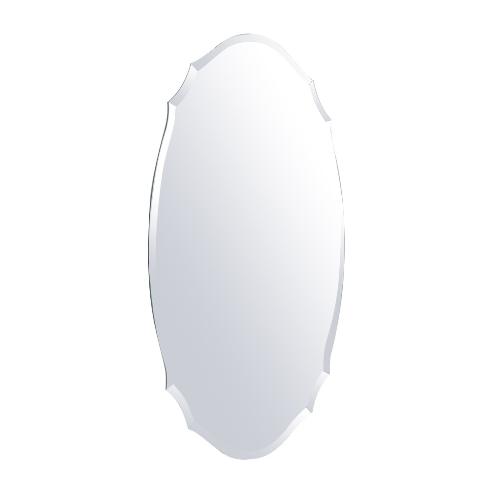 60cm H Ellipse Wall Mounted Mirror With Beveled Edge - Daily Deals