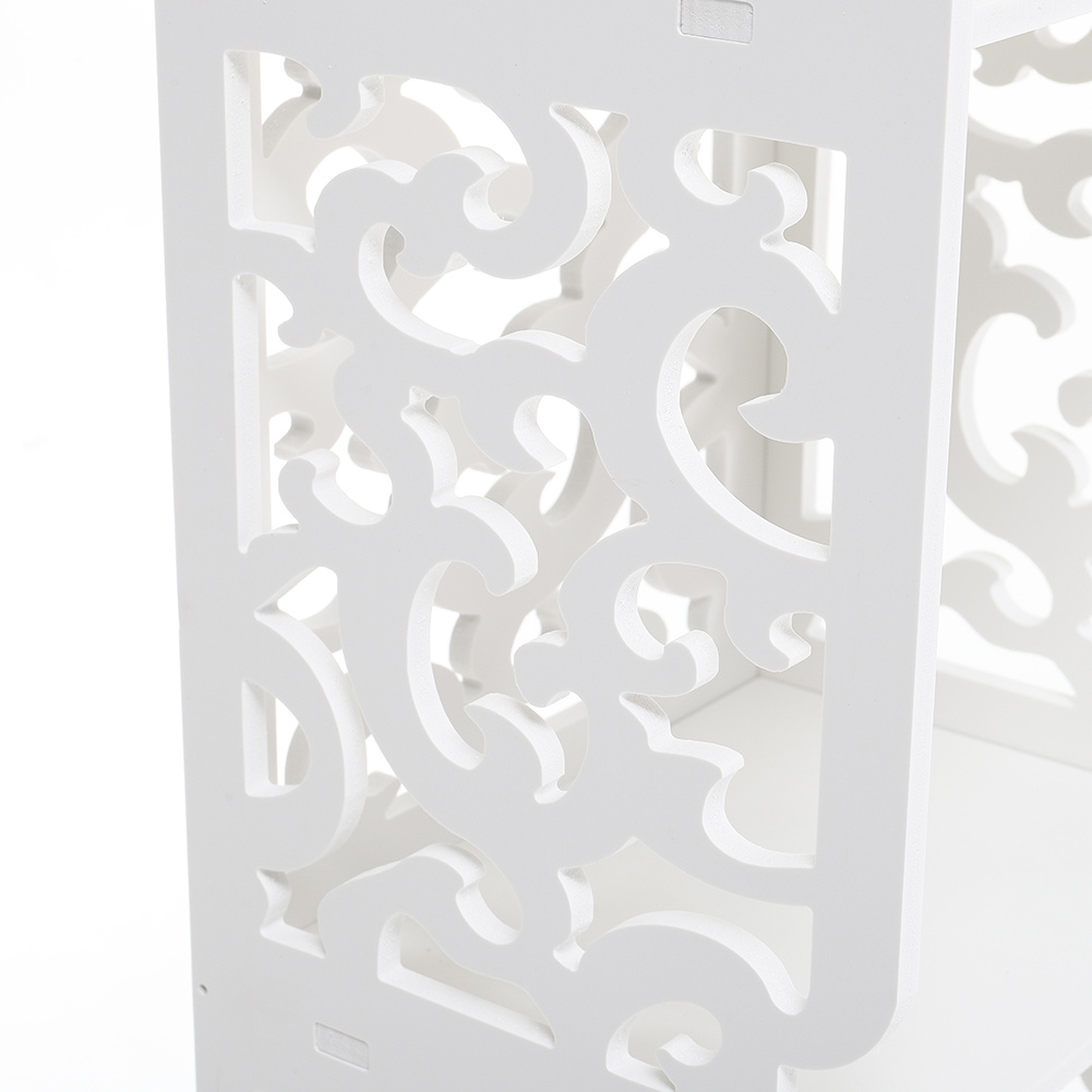 Rustic Small White Storage Display Shelving Unit - Daily Deals