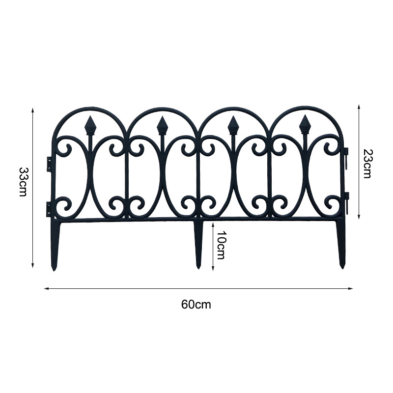 6pcs Outdoor Picket Fence Decorative Garden Border Edging - Daily Deals