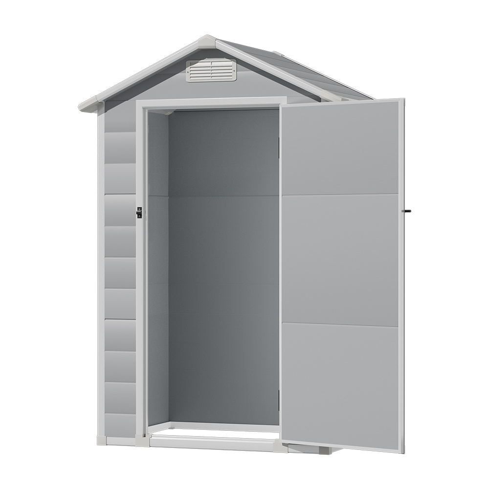 Oasis Garden Plastic Storage Shed with Lockable Hinged Door - Daily Deals