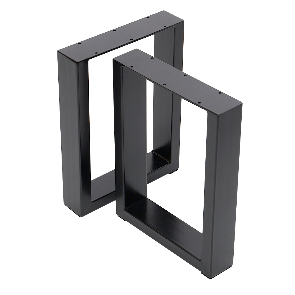 Industrial Heavy Duty Rectangular Iron Table Legs - Daily Deals