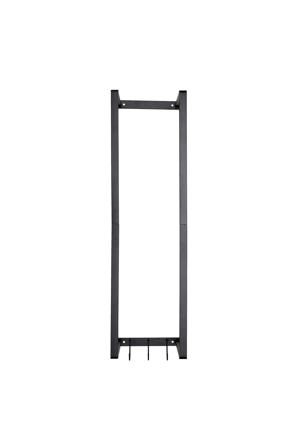Modern Carbon Steel Wall Towel Rack With Hooks - Daily Deals