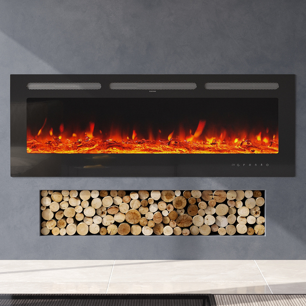 Electric Fireplace - Recessed/Wall Mount - 153cm W - Daily Deals