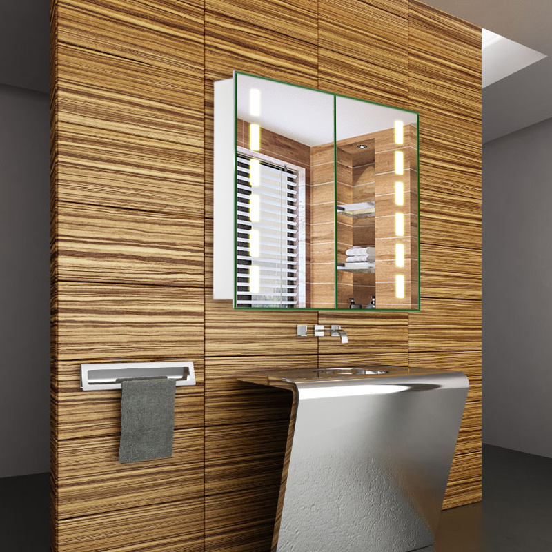 65cm W Double Door Bathroom Mirror Cabinet - Daily Deals