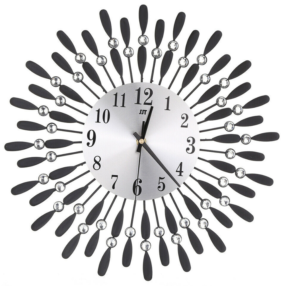 3D Silent Drop Shape Metal Wall Clock - Daily Deals