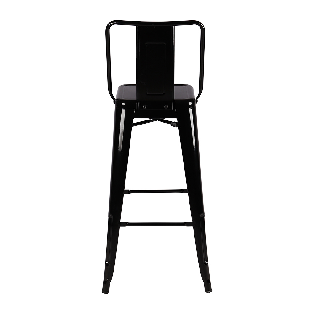 4-Piece Industrial Metal Frame High Chair Bar Stool Set - Daily Deals