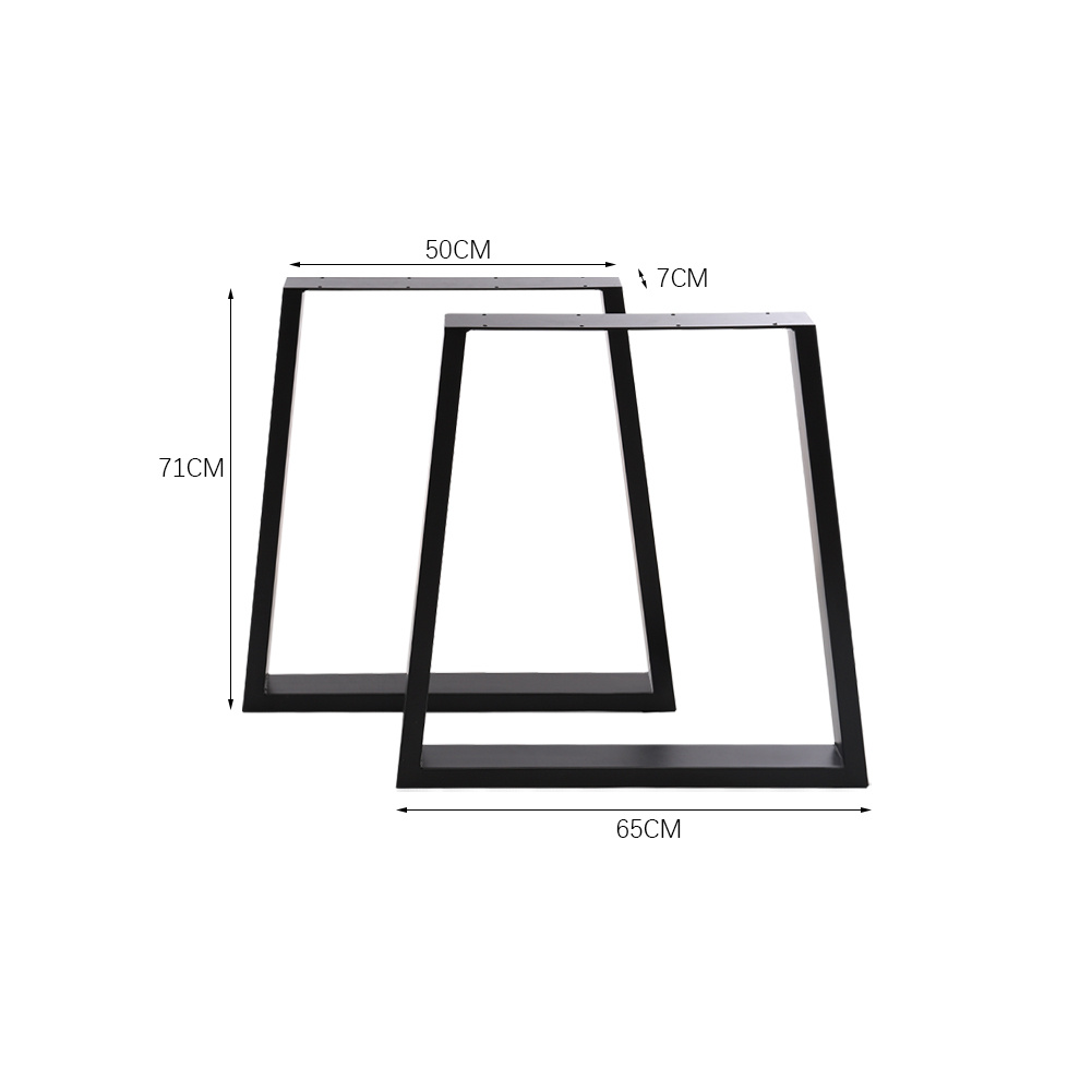 Steel DIY Furniture Legs Set - 2 Table Legs" - Daily Deals