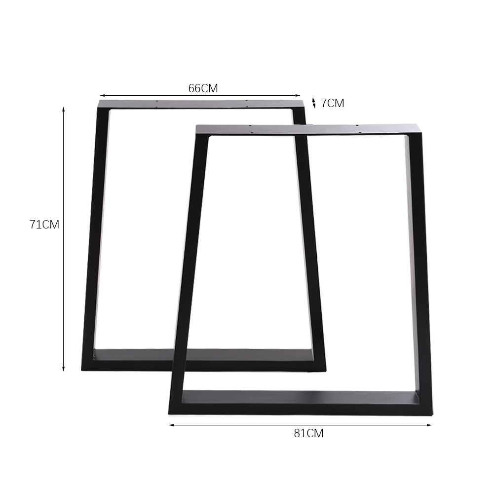 Industrial Set of 2 Table Legs DIY Steel Furniture Legs - Daily Deals