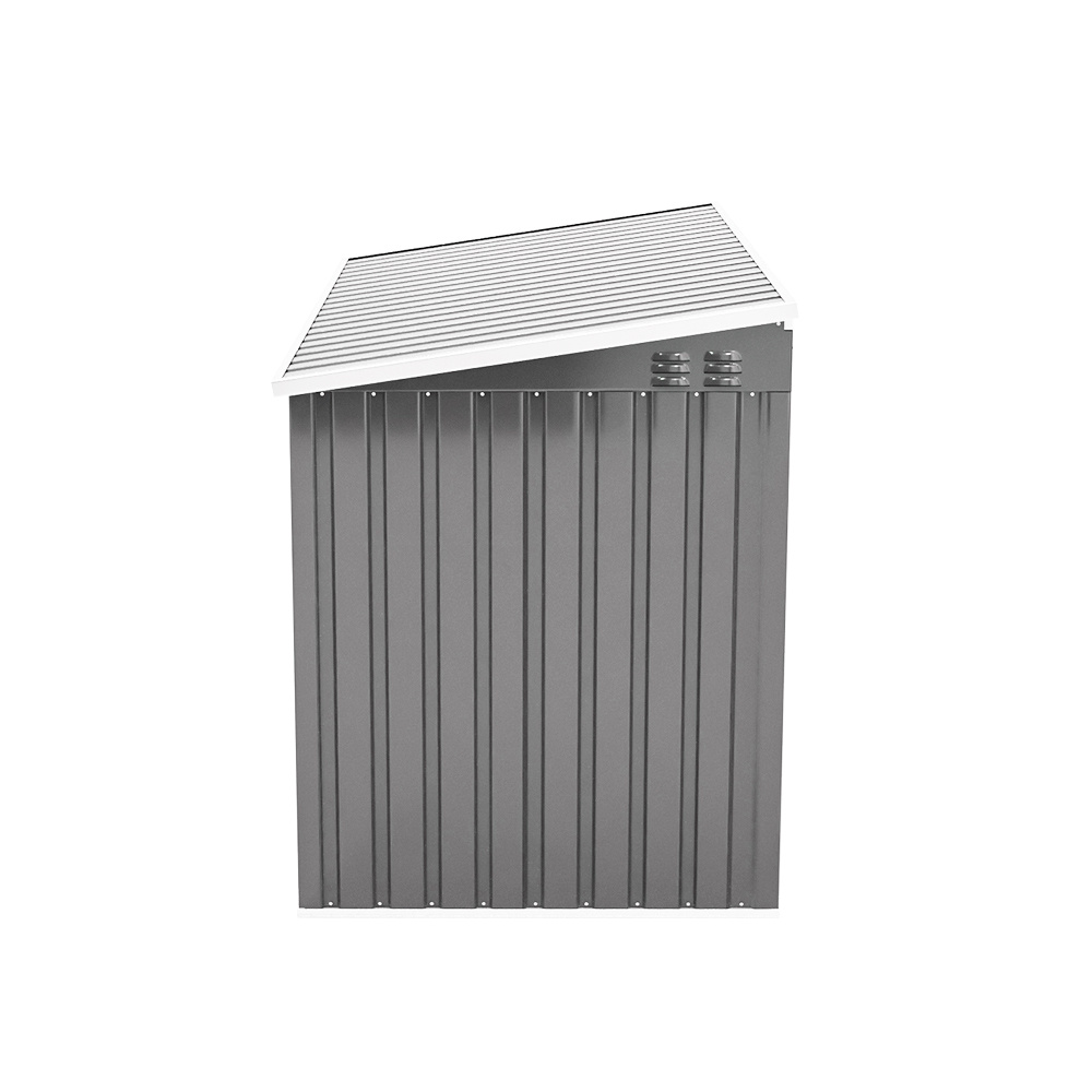 Garden Heavy Duty Steel Bicycle Storage Shed, Grey - Daily Deals