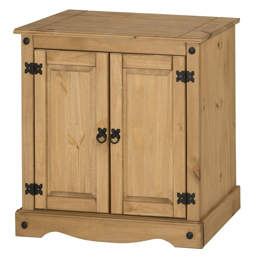 Corona Solid Pine Sideboard 2 Door Cupboard - Mexican Style - Bedroom & More