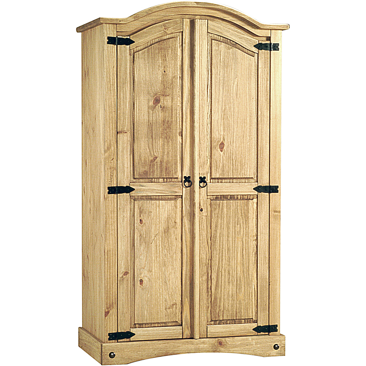 CARLISLE 2 Door Wardrobe Light Pine - 102cm - Sigrid Mills