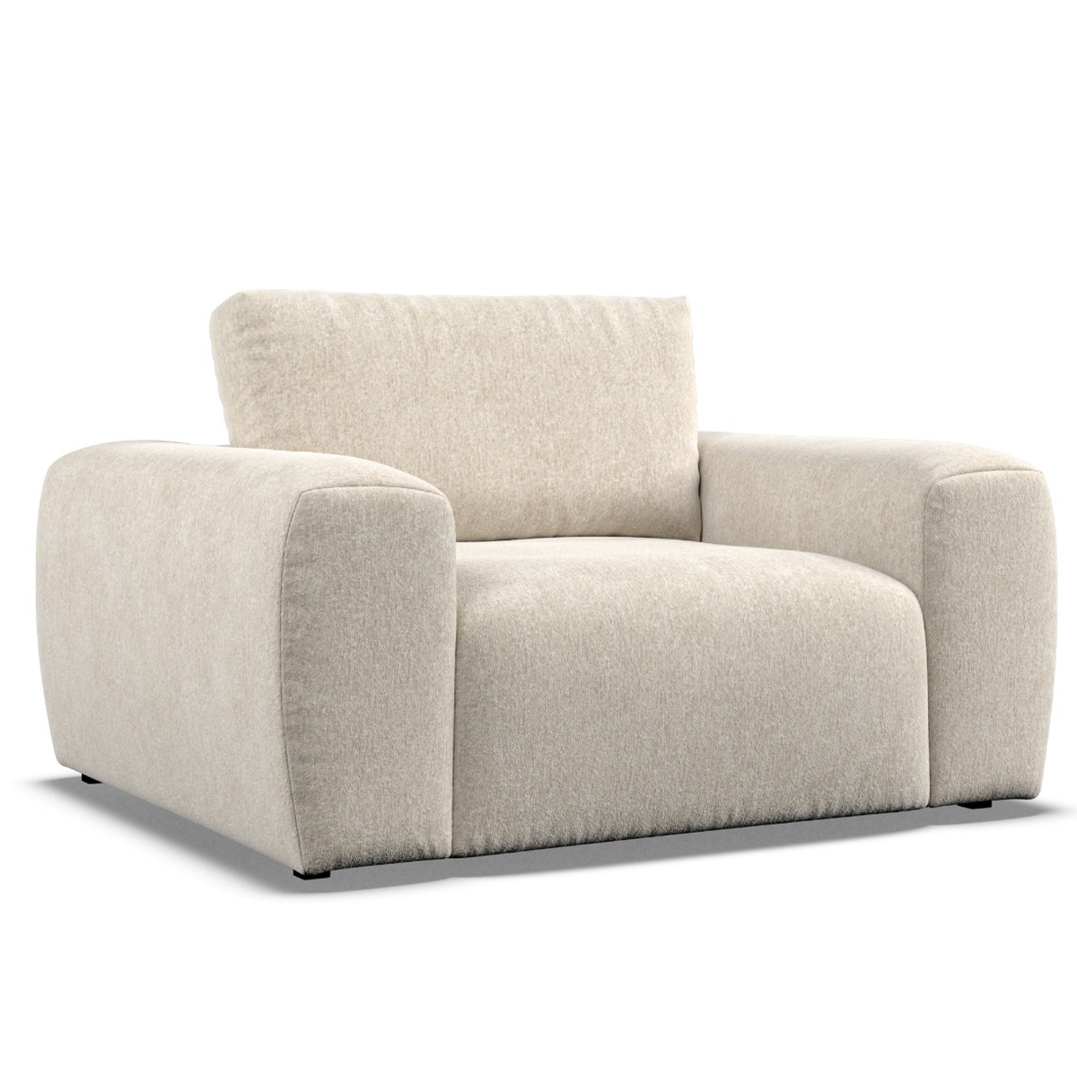 Armchair - GRAZ Fabric Ivory - Edgbaston Living