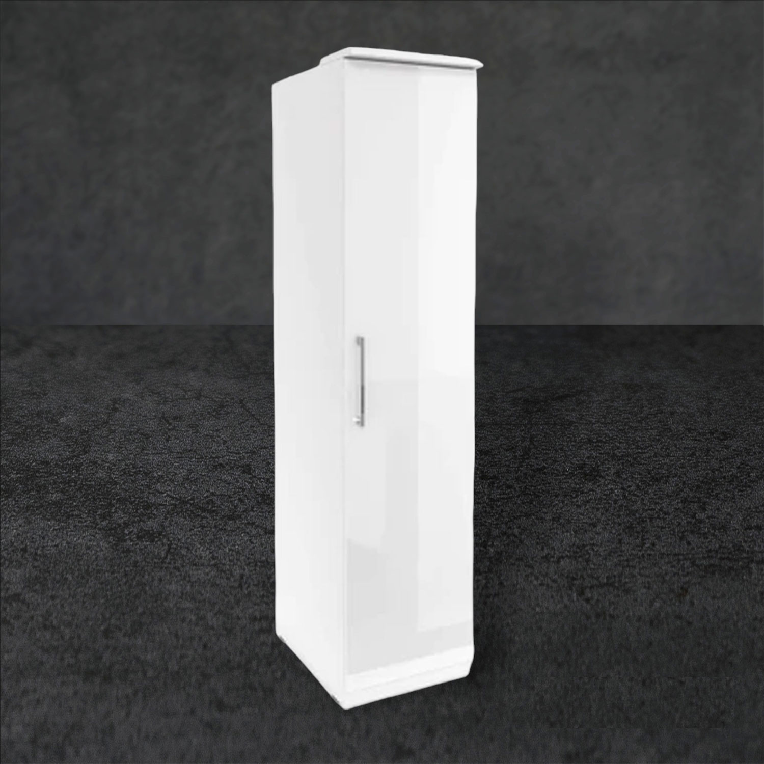 Wardrobe - OPULENT 1 Door Wardrobe White 45cm - Art Nest