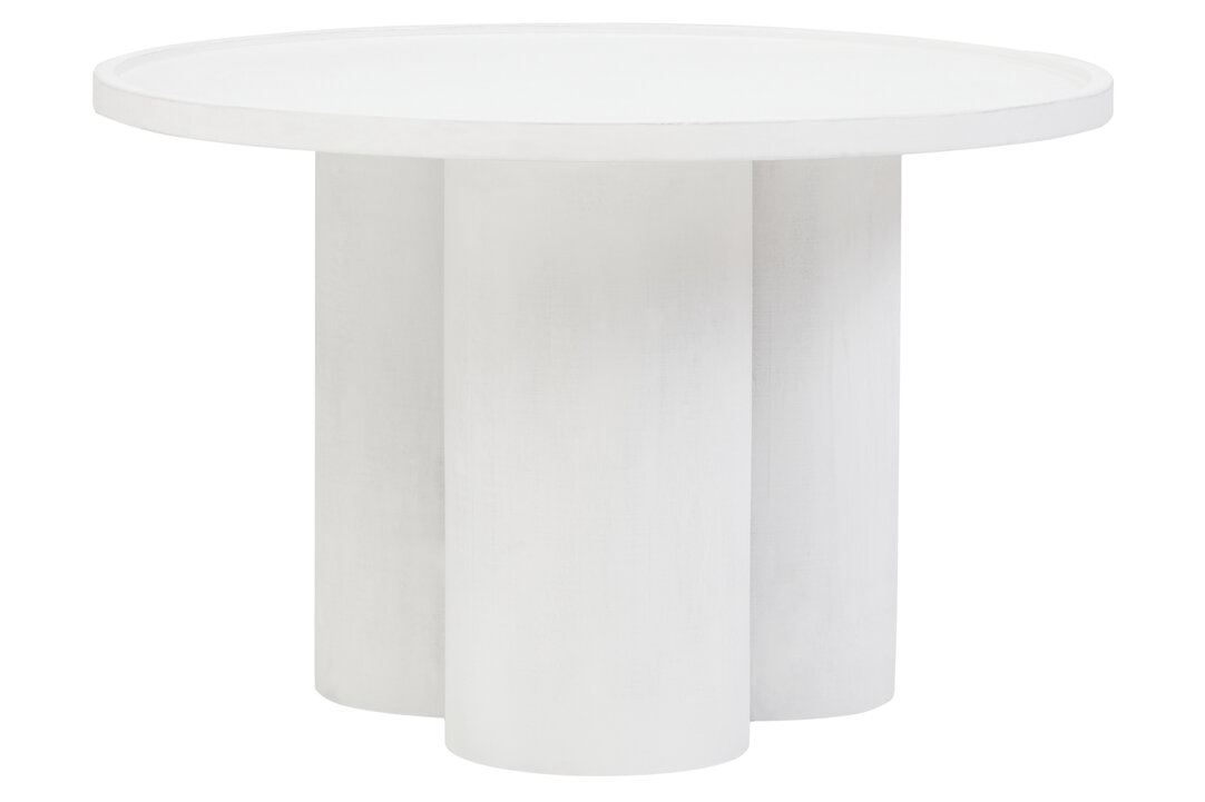 PENWYTHA Wooden Round Coffee Table - White - PH Collection