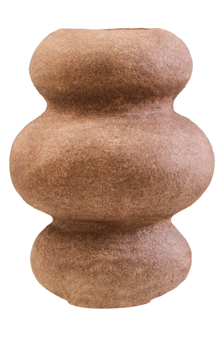 GRENTHRA Bubble Cotton Mache And Coco Shell Vase - Assorted - PH Collection