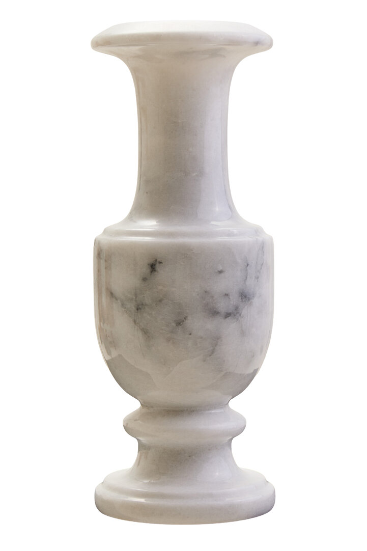 HAVERLYN Marble Vase - White - PH Collection