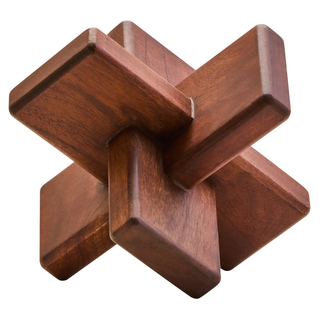ISMERYN Wood Sculpture - Brown - PH Collection