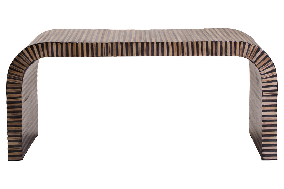 ELVIORA Curved Coffee Table - Natural - PH Collection
