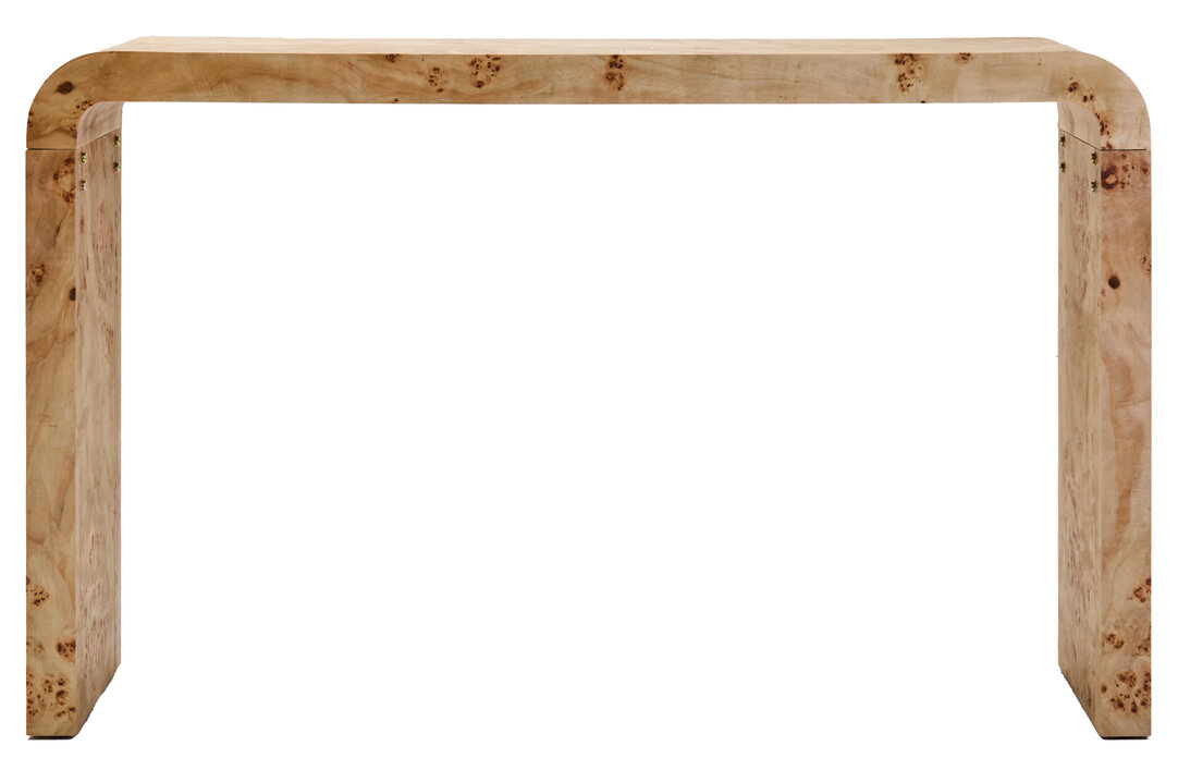 CARDENNE Curved Console Table - Light Oak - PH Collection