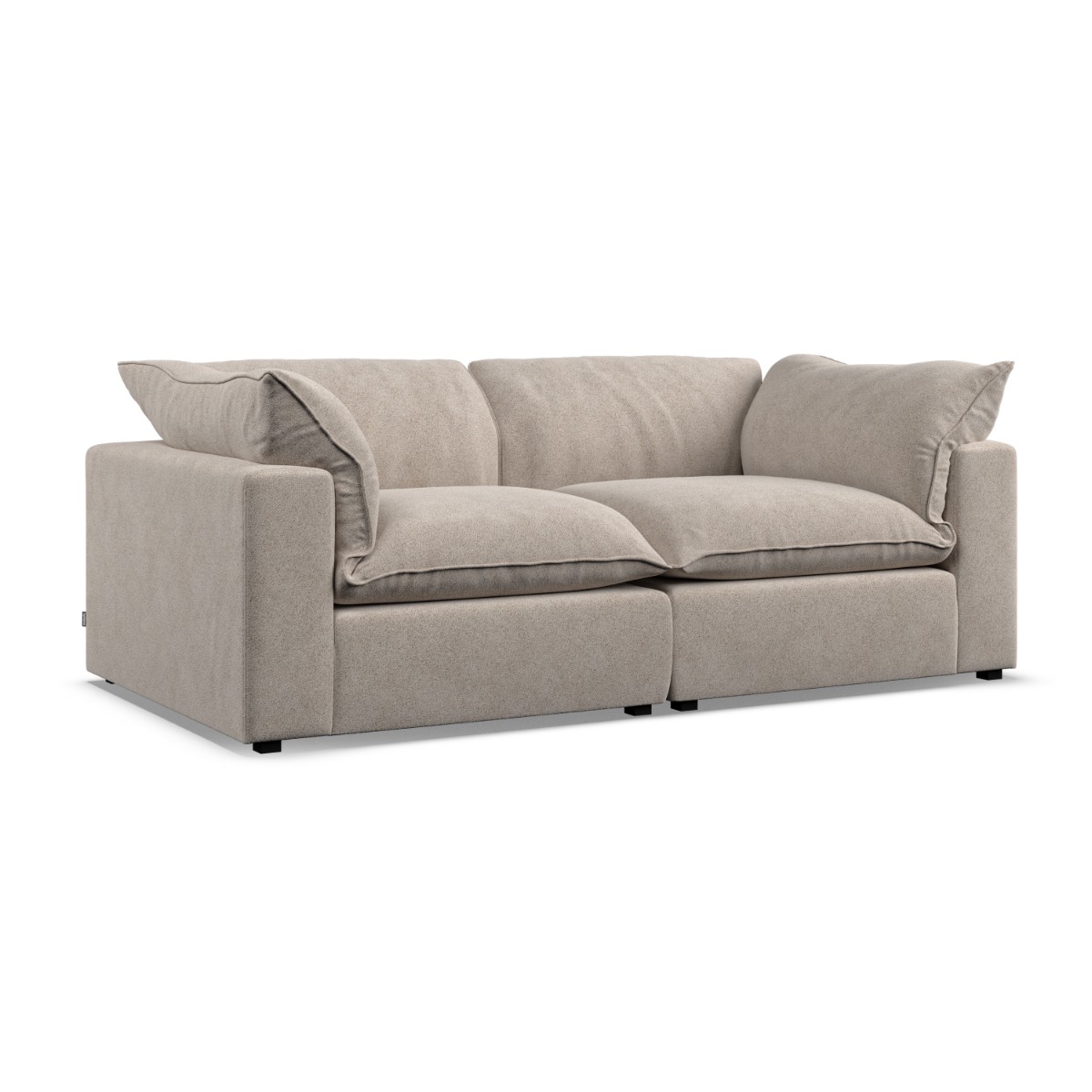 2 Seater Sofa - PUEBLA Fabric Fossil - Edgbaston Living