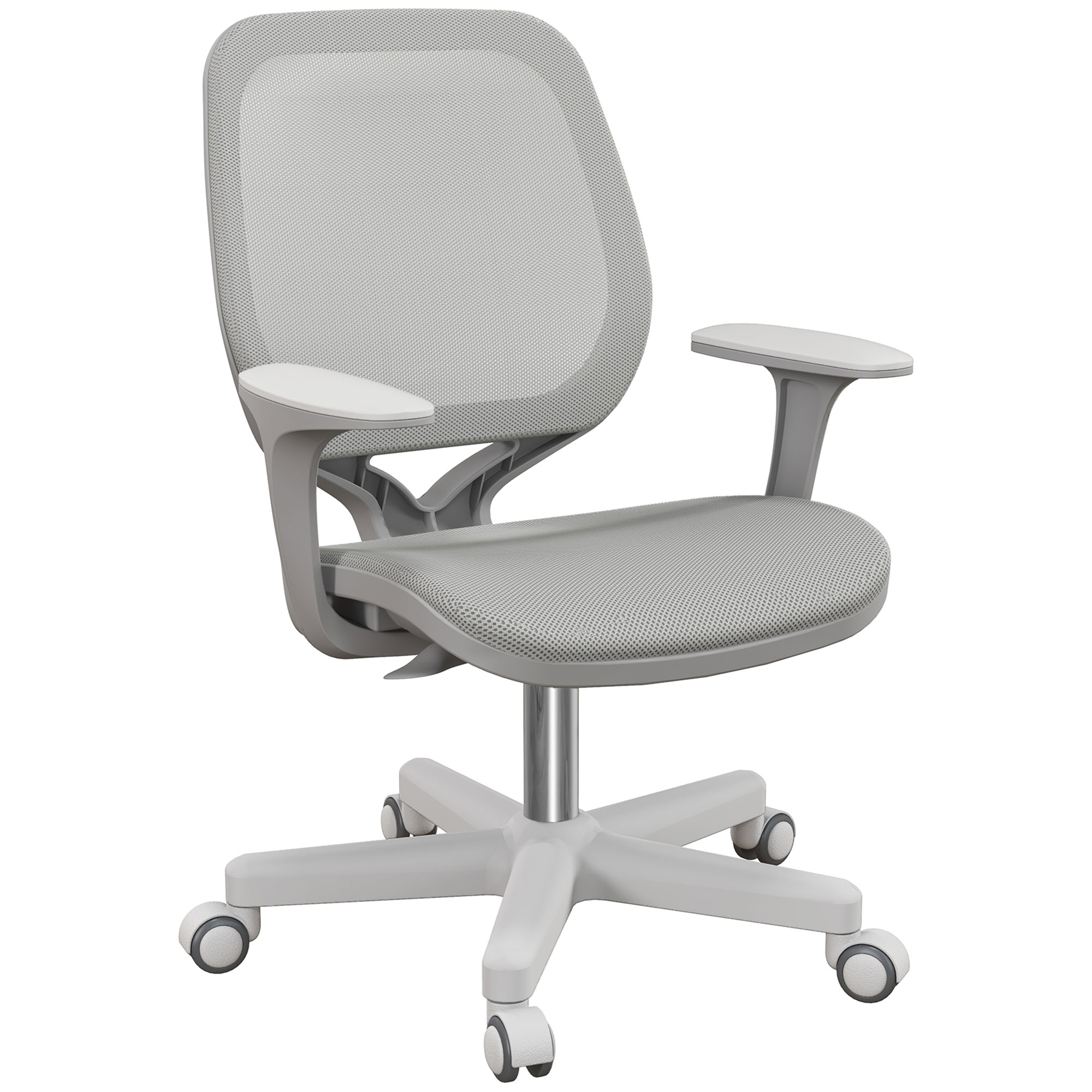 VONSETTA Office Chair Breathable Mesh Swivel Desk Chair Grey - Life Essentials