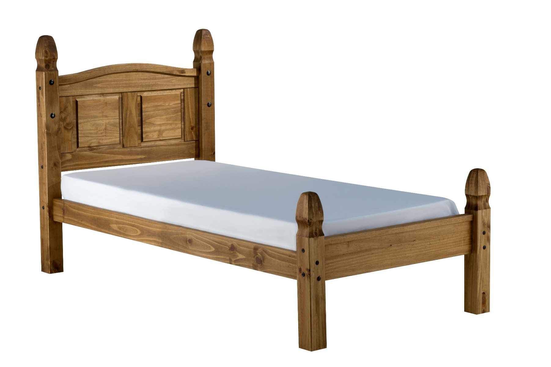 Birlea Corona Low End Waxed Pine Bed Frame - Single 3ft - Birlea Essentials