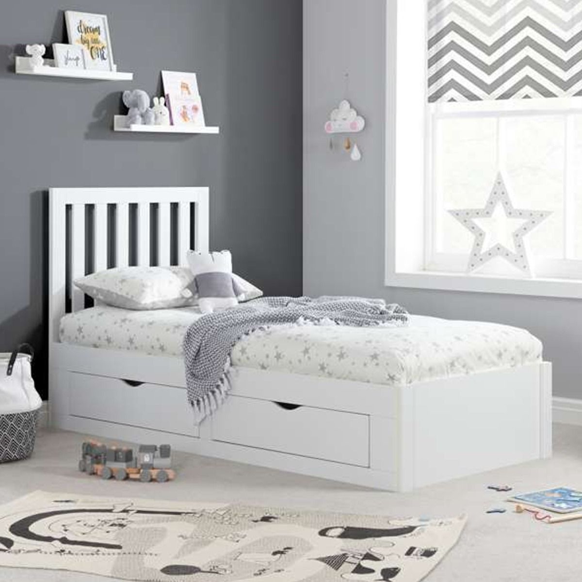 Birlea Appleby White 4-Drawer Bed - Birlea Essentials