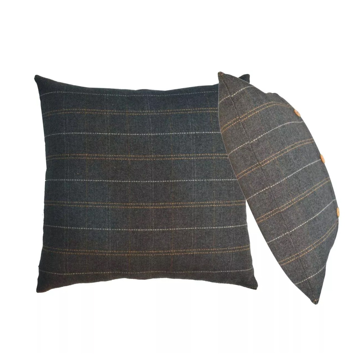 2Pcs Quinn Cushion - Pewter Tweed - Beasley & Sons