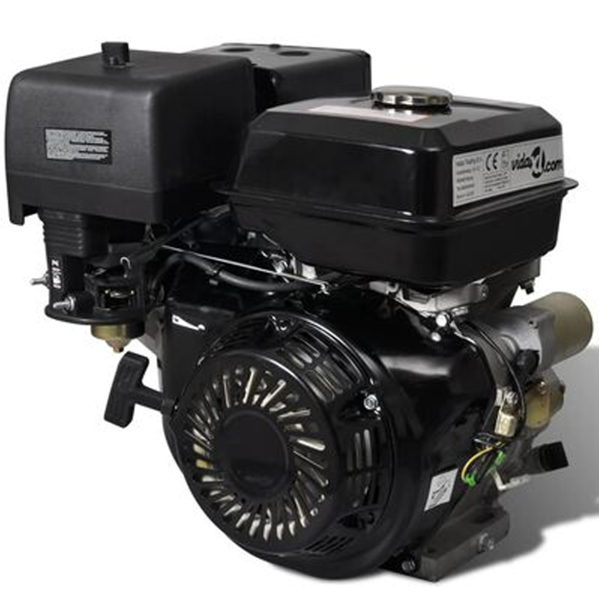 Petrol Engine with Electric Start 15 HP 11 kW Black - Casper Homes